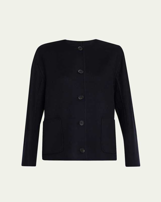 Blaney Double Cashmere Shirt Jacket